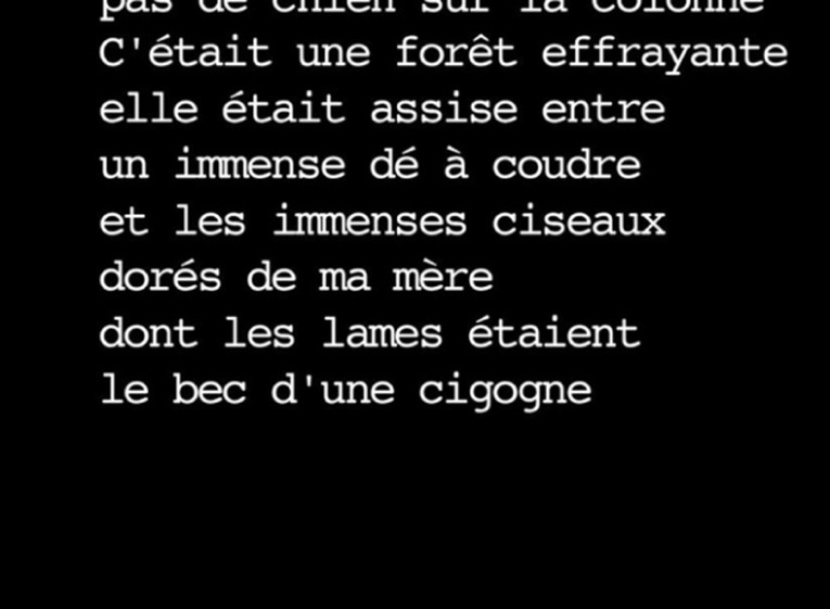 elle disait