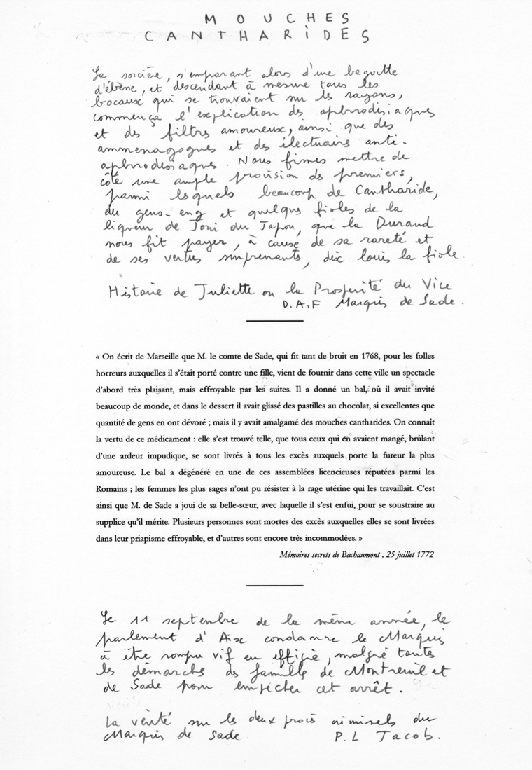 texte expo mouches